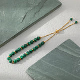 Natural Stone Stainless Steel 18K Bracelet Accessories