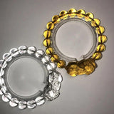 Natural Stone Crystal Bead Bracelet Pixiu Beaded Yellow Bracelet