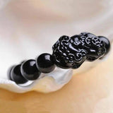 Natural Stone Crystal Bead Bracelet Pixiu Beaded Yellow Bracelet