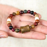 Sandalwood Wooden Beads Bracelet Lady Charm Jewelry
