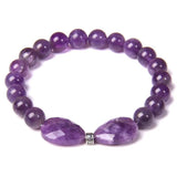 Green Aventurine Rose Pink Quartzs Crystal Bracelet