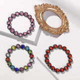 Cat Eye Beaded Bracelets Natural Stone Hematite Bracelet