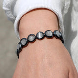Cat Eye Beaded Bracelets Natural Stone Hematite Bracelet