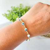 KKBEAD Evil Eye Adjustable Bracelet for Women