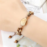 Boho Stone Beads Double Layer Wrap Bracelet
