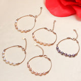 Baroque Rice Pearls Bracelets Natural Freshwater Pearl Strand