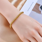316L Stainless Steel Beaded Bracelet For Women Non-fading Jewelry Gift
