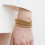 316L Stainless Steel Beaded Bracelet For Women Non-fading Jewelry Gift