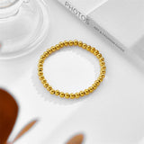 316L Stainless Steel Beaded Bracelet For Women Non-fading Jewelry Gift