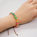 Go2BoHo 8mm Colored Beads Bracelets Jewelry Hematite Stone Polymer Clay Bracelet