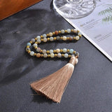 Matte Amazonite Tasbih Prayer 33 Beads Islamic Muslim Misbaha Rosary