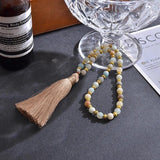 Matte Amazonite Tasbih Prayer 33 Beads Islamic Muslim Misbaha Rosary