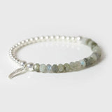 Rose Quartz Crystal Bracelets Thin Bangles Jewelry
