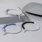 Rose Quartz Crystal Bracelets Thin Bangles Jewelry