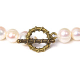 7-8MM Freshwater Pearl Bangles Chain Baroque Potato Pearls Bracelets