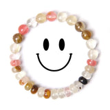 Lucky Quartz Crystal Bracelet Healing Gem Beads Jewelry
