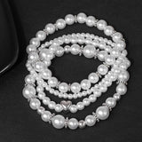 Pearl Hematite Beaded Bracelet Set for Women