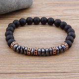 Colorful Stone Bead Bracelet DIY Men Women Hand Jewelry Accessories