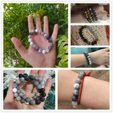 Space Planets Agat Stone Solar System Bracelet