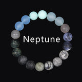 Space Planets Agat Stone Solar System Bracelet