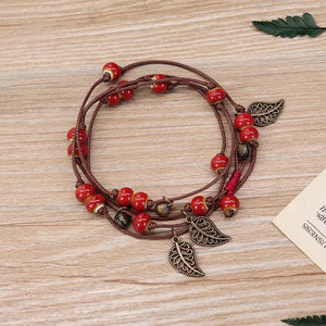 Bohemia Ceramic Bracelet for Women Retro Bangle Jewelry Gift