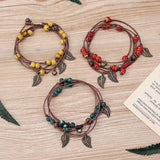 Bohemia Ceramic Bracelet for Women Retro Bangle Jewelry Gift
