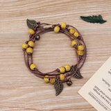 Bohemia Ceramic Bracelet for Women Retro Bangle Jewelry Gift