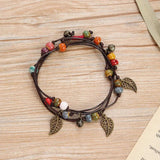 Bohemia Ceramic Bracelet for Women Retro Bangle Jewelry Gift