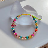 Colorful Heishi Disc Beads Bracelet for Women