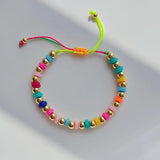 Colorful Heishi Disc Beads Bracelet for Women