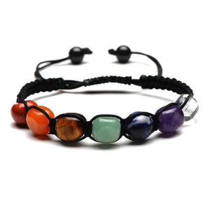 Chakra Stone Yoga Bracelet Tibetan Buddhist Gift Jewelry for Men Women