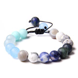 Adjustable Rope Braided Stone Beads Bracelet Romantic Jewelry