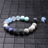 Adjustable Rope Braided Stone Beads Bracelet Romantic Jewelry