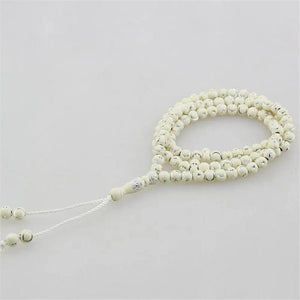 Muslim Islamic Tasbih Resin Prayer Beads Bracelet Moon Star 99 Beads