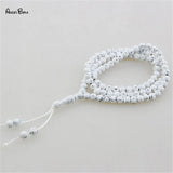 Muslim Islamic Tasbih Resin Prayer Beads Bracelet Moon Star 99 Beads