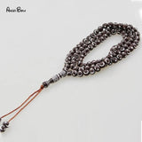Muslim Islamic Tasbih Resin Prayer Beads Bracelet Moon Star 99 Beads