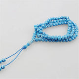 Muslim Islamic Tasbih Resin Prayer Beads Bracelet Moon Star 99 Beads