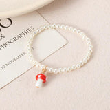 Colorful Mushroom Pendant Bracelet for Women Girls