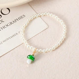 Colorful Mushroom Pendant Bracelet for Women Girls
