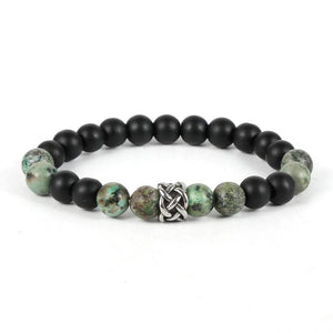 Natural African Turquoise Lapis Lazuli Beads Hand Bracelet