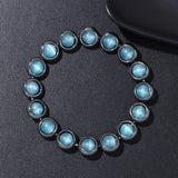 Cat Eye Opal Beads Bracelet Hematite Health Protection Jewelry