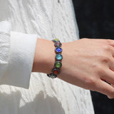 Cat Eye Opal Beads Bracelet Hematite Health Protection Jewelry