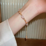 Korea Bamboo Pearl Bracelet Adjustable Women's Jewelry