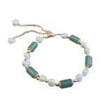 Korea Bamboo Pearl Bracelet Adjustable Women's Jewelry