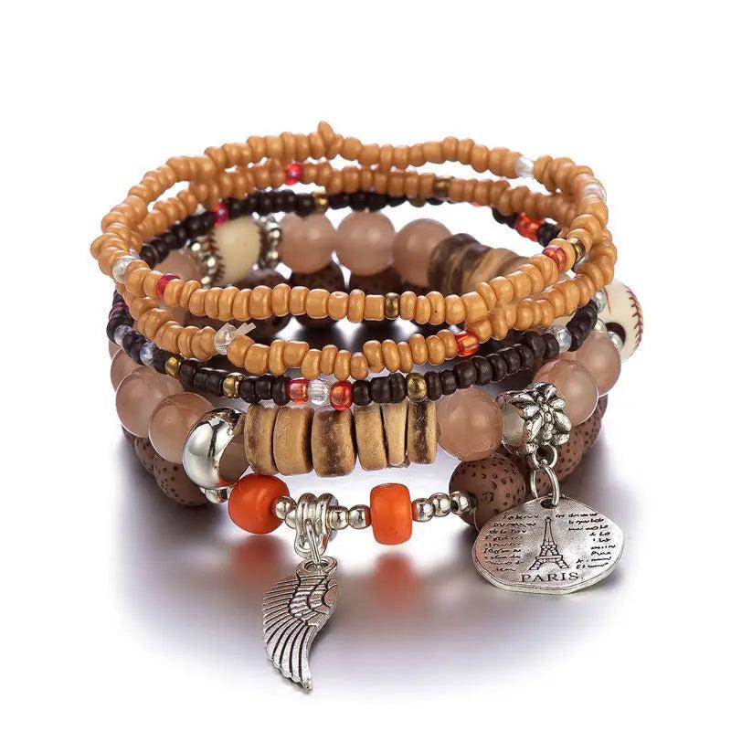 Bohemian Beaded Bracelet Vintage Women's Jewelry