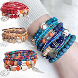 Bohemian Beaded Bracelet Vintage Women's Jewelry