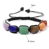 7 Chakras Stone Bracelet Meditation Jewelry Anxiety Yoga Women
