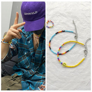 MONSTA X Wonho Beads Bracelet for Women Girls Gift