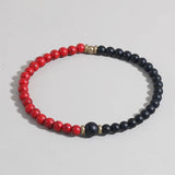 4mm Stone Bead Bracelet Yoga Healing Quartz Aventurine Agate Rose Crystal