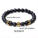 Natural Stone Football Bracelet for Men Team Decor Props